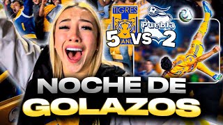 NOS VAMOS A SEMIS  Tigres 5 vs Puebla 2  Reacción desde el estadio  Dare Esparza [upl. by Bailar183]