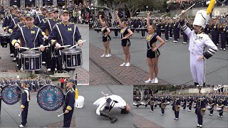 Michigan Marching Band  Disneyland Town Square  12312023 [upl. by Ecaidnac]