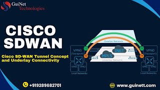 Cisco SDWAN Tunnel Concept and Underlay Connectivity [upl. by Aser815]