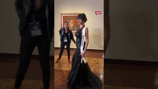 GLAMOUR Traje de noche de las candidatas de Miss Universe Puerto Rico Brazil República Dominicana [upl. by Remington]