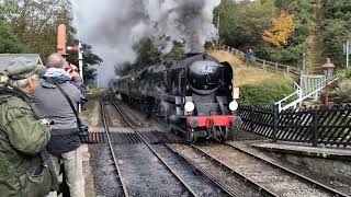 34028 Eddystone approaching Goathland [upl. by Tager]