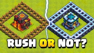 Should You Rush Pros and Cons Explained Clash of Clans [upl. by Whitcher]