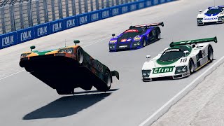 Realistic Racing Crashes 59  BeamNG Drive [upl. by Normy]