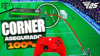 TRUCO para SIEMPRE hacer GOL de CÓRNER en FC25 😵‍💫Tiros De Esquina TUTORIAL✅ [upl. by Radu]