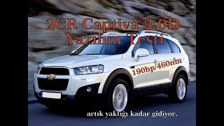 2CR  Captiva 20D  Yazılım Testi  190hp460nm  EGRampDPF İptal [upl. by Ekusuy]