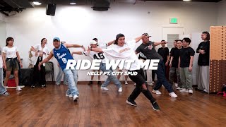 RIDE WIT ME  NELLY FT CITY SPUD  GUION BEGINNERS CHOREOGRAPHY [upl. by Anitsihc752]