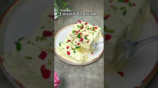 Custard ice cream recipe🍦 custardicecreamrecipe food shorst reels viralfood ytshorts real [upl. by Cilegna]