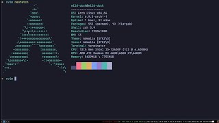 previewing my arch linux ricing to rookies [upl. by Roque]