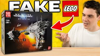 FAKE LEGO Star Wars UCS NEBULONB FRIGATE [upl. by Eilliw533]