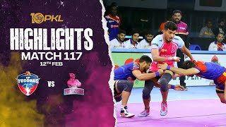 Match Highlights UP Yoddhas vs Jaipur Pink Panthers  February 12  PKL Season 10 [upl. by Hoopes943]