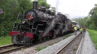 🇧🇷 Viajando de trem  Traveling by train  MorretesPR ato CuritibaPR  2017  Brasil [upl. by Zeralda]