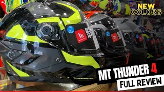 MT Thunder 4  Full Review  NEW HELMETS AVAILABLE  AH Helmets [upl. by Christensen]