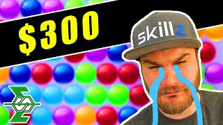 I Played Bubble Shooter for 300 WITHOUT Making a Deposit [upl. by Nuajed]