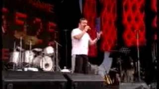 Ricky Gervais does the dance onstage at Live 8 [upl. by Gerladina]