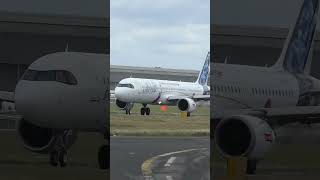 Farnborough International Airshow A321XLR vertical takeoff [upl. by Eibrad]