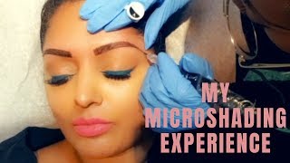 MICROSHADING EYEBROWS EXPERIENCE [upl. by Lynelle985]