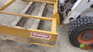 New Skid Steer Box Grader Walk Around  DoMor SSMA84 Dura Grader [upl. by Caye]