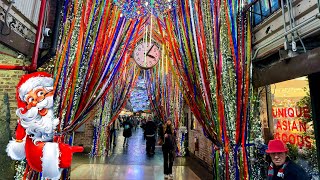 NYC Christmas Walk ✨ MeatPacking District amp Chelsea Market Christmas Decorations [upl. by Ybbor]