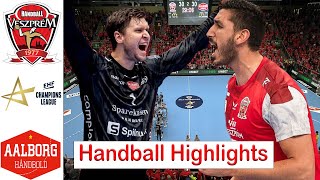 Telekom Veszprém HC Vs Aalborg Handbold handball Highlights Quarter finals EHF Champions League 2024 [upl. by Ergener]