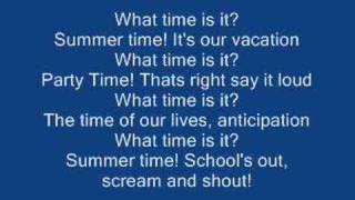 High School Musical 2  What Time Is It Lyrics [upl. by Yerg]