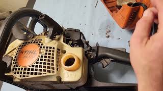 Stihl MS170 No Start  Initial Diagnosis [upl. by Sothena]