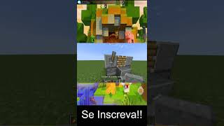 Mini farm de plantação INSTANTÂNEA no minecraft tutorial fyp minecraft viral [upl. by Emelyne]