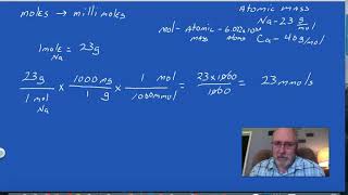 moles to millimoles [upl. by Odine371]