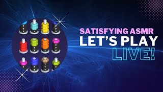 ✨ASMR Live 🌈Lets Sort Colorful Bolt and Nuts🔩🟠 [upl. by Aynatahs]