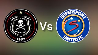 Orlando Pirates Vs Supersport United Live Match Today Match today Live football match todayLive 2024 [upl. by Elisee]