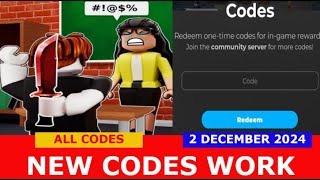 NEW CODES UPDATE The Presentation Experience ROBLOX  ALL CODES  DECEMBER 2 2024 [upl. by Frieder362]