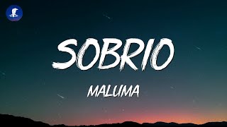 Maluma  Sobrio LetraLyrics [upl. by Ahen]