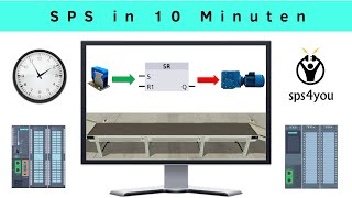 SPS Programmierung lernen in 10 Minuten  Anfänger Tutorial Step 7 TIA Portal [upl. by Coriss]
