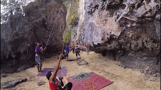 Rock Climbing in Railay Beach Thailand [upl. by Marigolde]