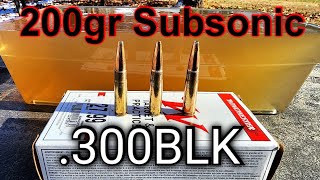 Winchester 300 Blackout 200gr Subsonic Ballistic Gel Test amp Review  Interesting Results 300BLK [upl. by Renrut]