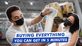 BUYING EVERYTHING YOU CAN GET IN 5 MINUTES  HASH ALAWI [upl. by Mulry]