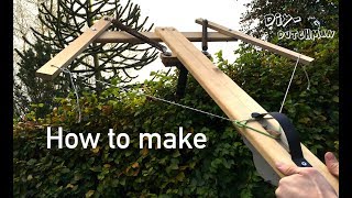 How to make a spring powered crossbow [upl. by Enelyam60]