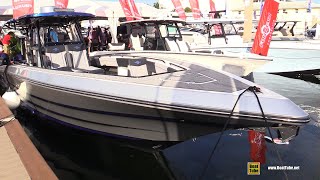 2022 Fountain 38 SC Center Console  Walkaround Tour  2021 Fort Lauderdale Boat Show [upl. by Ferullo]