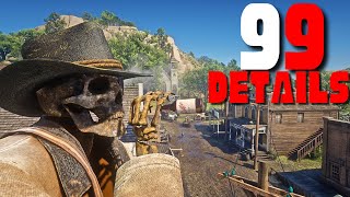 99 Amazing Details and Secrets you might not know  Red Dead Redemption 2 [upl. by Bucher]