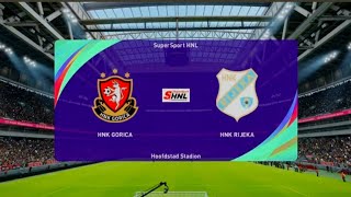 HNK Gorica vs HNK Rijeka  PES SHNL 2425 [upl. by Batsheva388]