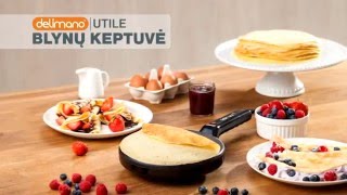 Delimano Utile elektrinė blynų keptuvė [upl. by Anatniuq]