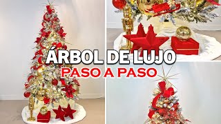 CÓMO DECORAR el ÁRBOL de NAVIDAD EN 2024 como un PROFESIONAL ÁRBOL TRADICIONAL [upl. by Carboni737]