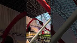 Mission Ferrari Roller Coaster at Ferrari World Abu Dhabi shorts [upl. by Yelhs127]