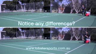 Lobstersportscomau  Tretorn Tennis Pick Up Tubes test [upl. by Mame]