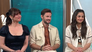 Chyler Leigh Evan Williams amp Sadie LaflammeSnow on ‘The Way Home’ fan theories  New York Live TV [upl. by Sela899]