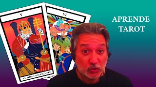 APRENDE TAROT EL SUMO SACERDOTE Y LOS ENAMORADOS [upl. by Yssis]