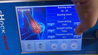 Adjusting Settings on the Intelliwave Shockwave Therapy Device [upl. by Bower]