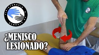 ¿Rotura de menisco 2 test para saber si tu menisco esta lesionado [upl. by Ahsoj]