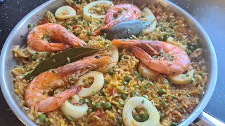 Recette de la PAELLA ESPAGNOL en toute simplicité [upl. by Terpstra]