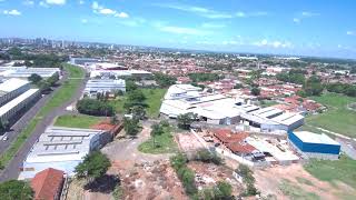 Drone Araçatuba Distrito industrial chaminé Zbn e cidade toda vista de cima [upl. by Danuloff]