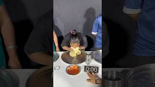 1 Minute Me 7 Egg Omelette Khao 1000🎁gift Le Jao😱 Egg omelette Eating Challenge🤬 Ytshorts [upl. by Ahseetal]